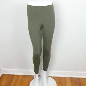 Aerie Offline Army Green Leggings Real Me 7/8 Legging Hi-Rise Large